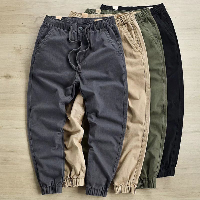 Versatile Workwear Pants Wear-resistant Work Solid Color